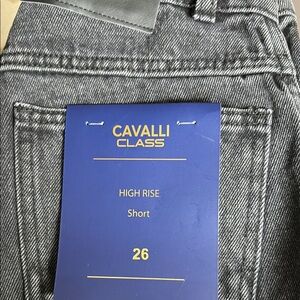 Cavalli Class Black High Rise shorts Women’s